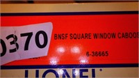 BNSF square window caboose