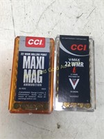 (100) CCI .22 WMR Bullets