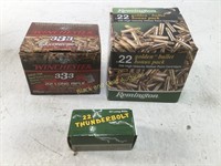Three Boxes .22 Long Rifle Cartridges