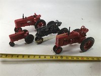 Four International Harvester Farmall Tractors