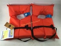 Two Brand New X2O Adult Life Jackets