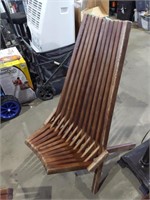 Melino Wooden Outdoor Folding Chair (Pre Owned)