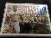 TOPPS BARRY BONDS MASTERS OF THE GAME INSERT