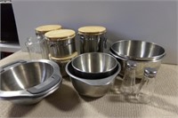 Canisters; mixing bowls; other