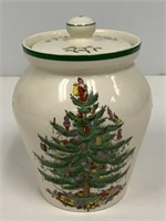 Spode England Christmas Tree Cookie Jar