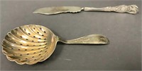 Mint Julep Spoon, Twisted Handle Butter Knife