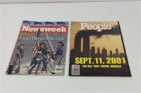 2001 Newsweek and People Magazines On 9/11