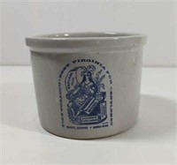 Vintage Tobacco Stoneware Best Virginia Jar