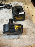 Dewalt 18 volt battery and charger