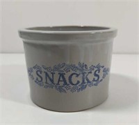 Vintage Stoneware Snack Crock