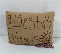 Primitive Best Friends Pillow