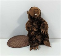 Beaver Plush with handmade Tail