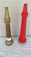 Two Fire Hoses Nozzles