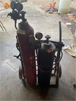 Oxygen and Acetylene with Airco torch