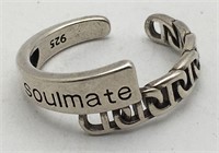 Sterling Silver Soulmate Ring