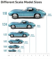 Diecast Car Size Chart