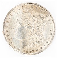Coin 1887-S Morgan Silver Dollar Gem BU