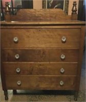 100 yr old Victorian Large Dresser w/ Glass Knobs