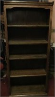 Tiger Oak Bookshelf w/ 5 Shelves