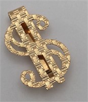 14k Gold Money Clip