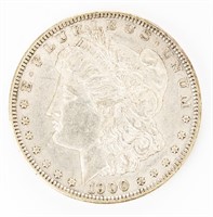Coin 1900 Morgan Silver Dollar in Almost Unc.