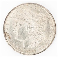 Coin 1889 Morgan Silver Dollar in Brilliant Unc.