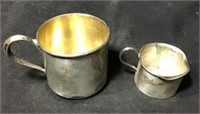 Vintage Child's Sterling Drinking Cups