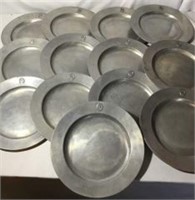 Vintage Pewter Chargers (13)