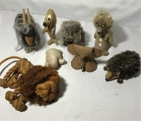 Vintage Foreign Stuffed Animal Collection