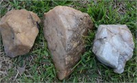 3 Quartz Rocks