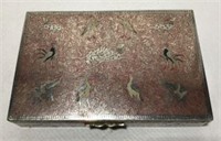Vintage Cigarette Box measures 6 inches Accross by