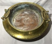 Vintage Brass handled Cooker with Copper Center