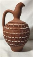 Vintage red clay water picture 12 inches height
