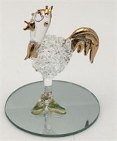 Glass Whimsical Chicken