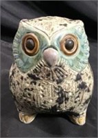 LLADRO Pottery Owl Figure Measuring 6 inches tall