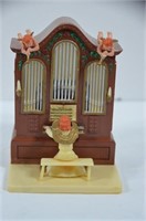 Vintage Hong Kong Angel Playing Organ Music Box