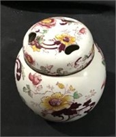 Oriental vase with lid made in England by Floris,