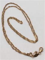 14k Gold Italy Chain Necklace