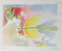Peter Max Lithograph, Land Of  Sunshine