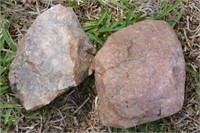 2 Large Quartz Rocks
