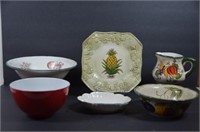 Lot of Assorted Bowls & Pitcher