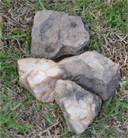 4 Quartz Rocks