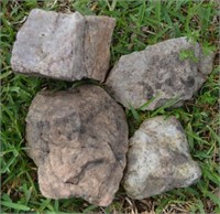 4 Large Quartz Rocks