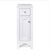 Floor Hutch in White with Solid Surface Technology