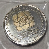 2011, 20th Year MAUI TRADE DOLLAR Coin Token