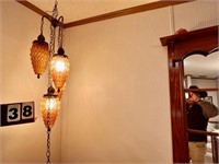 Old Hanging Swag Lamp