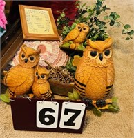 Owls and Misc. Decorations