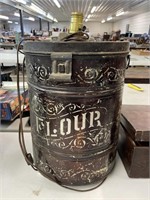 Flour Tin Lamp 15"
