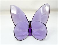 Baccarat France Crystal Butterfly, approx 3x2.5x1