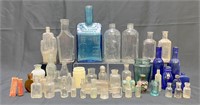 Vintage Glass Medicine Bottles, jars etc.